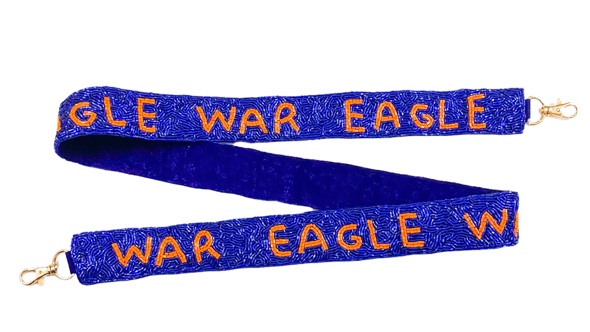 Auburn University War Eagle Beaded Purse Strap