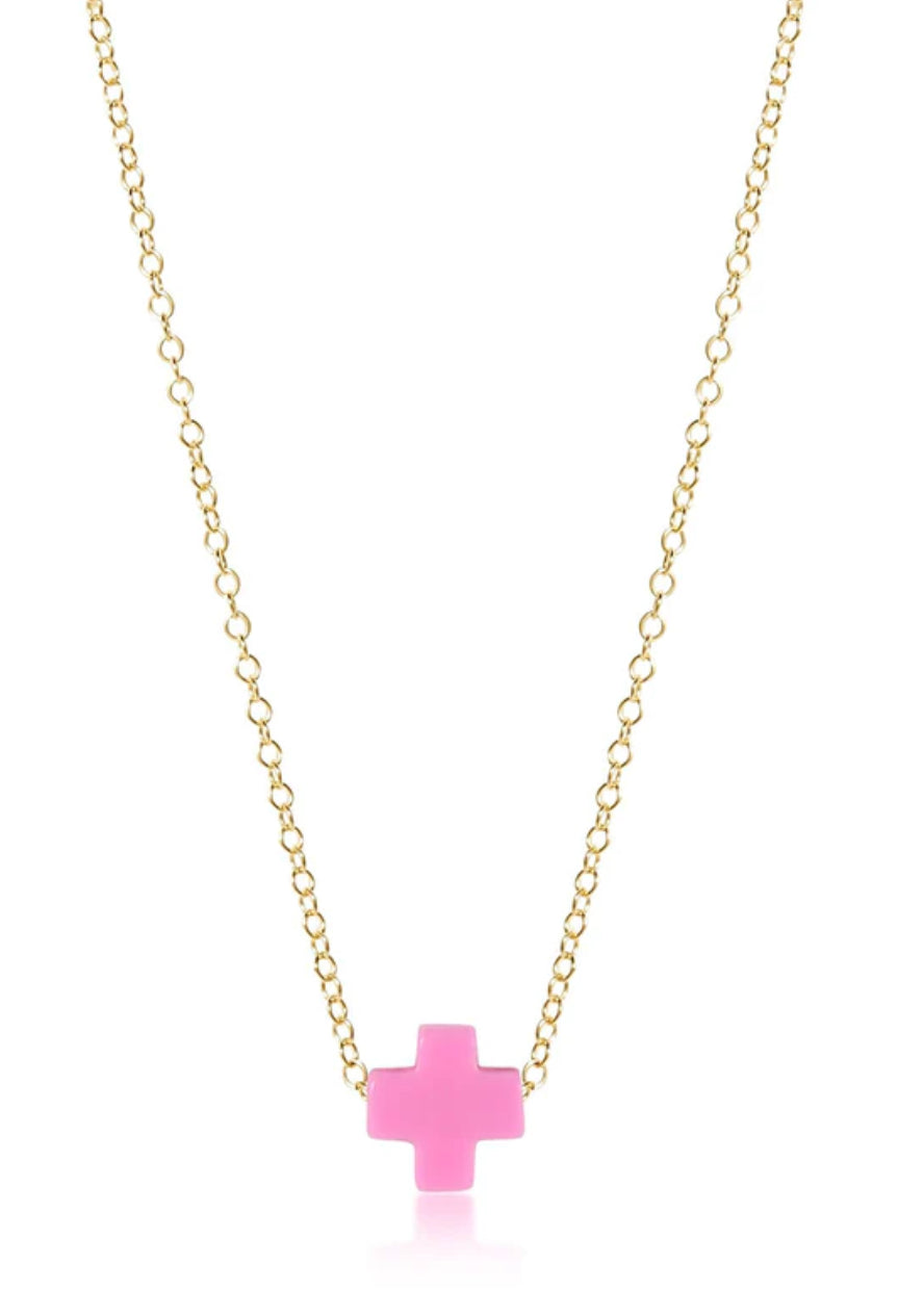 18k Gold Cross Necklace