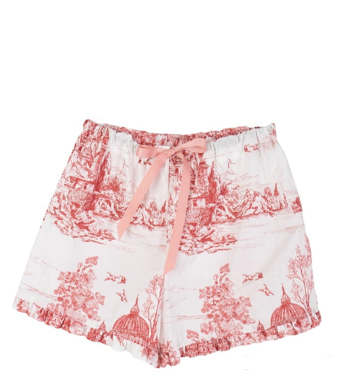 Chinoiserie Pajama Shorts