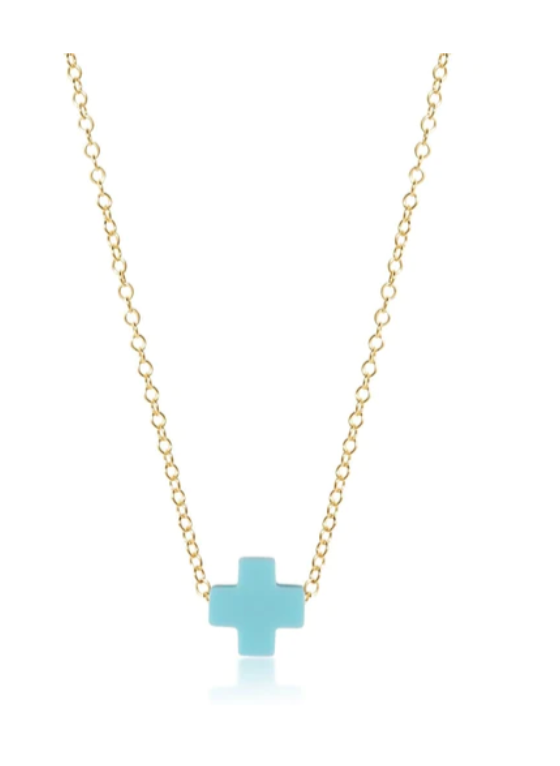 18k Gold Cross Necklace