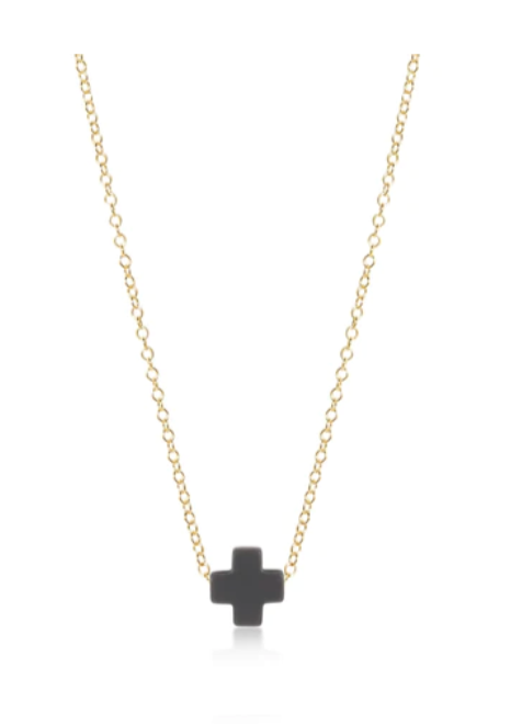 18k Gold Cross Necklace